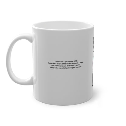 Inspirational Psalm 127:3-5 Standard Mug | 11oz Christian Coffee Cup