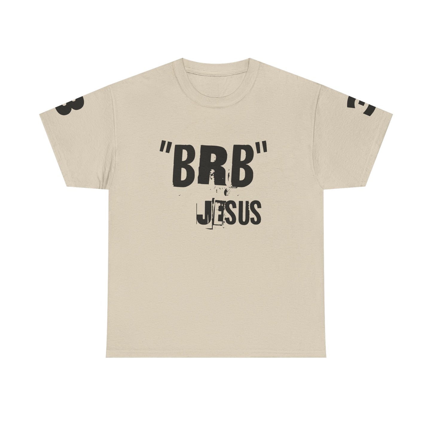 Easter BRB Jesus Unisex Heavy Cotton Tee - Fun & Faithful Graphic T-Shirt