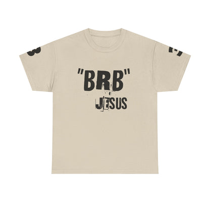 Easter BRB Jesus Unisex Heavy Cotton Tee - Fun & Faithful Graphic T-Shirt