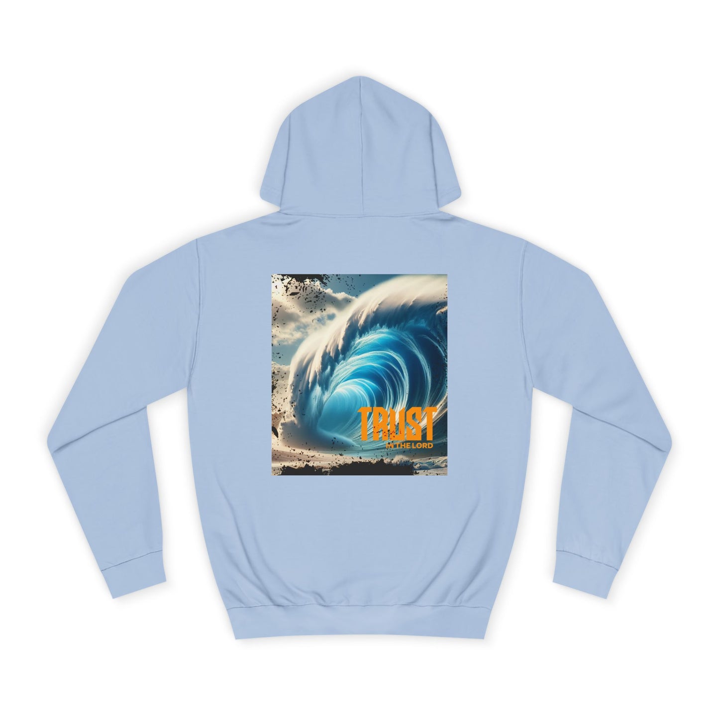 Trust the Wave Unisex College Hoodie - Surfing Inspired Apparel